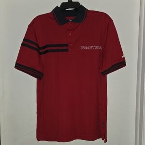 Nautica Men's Red Polo Shirt